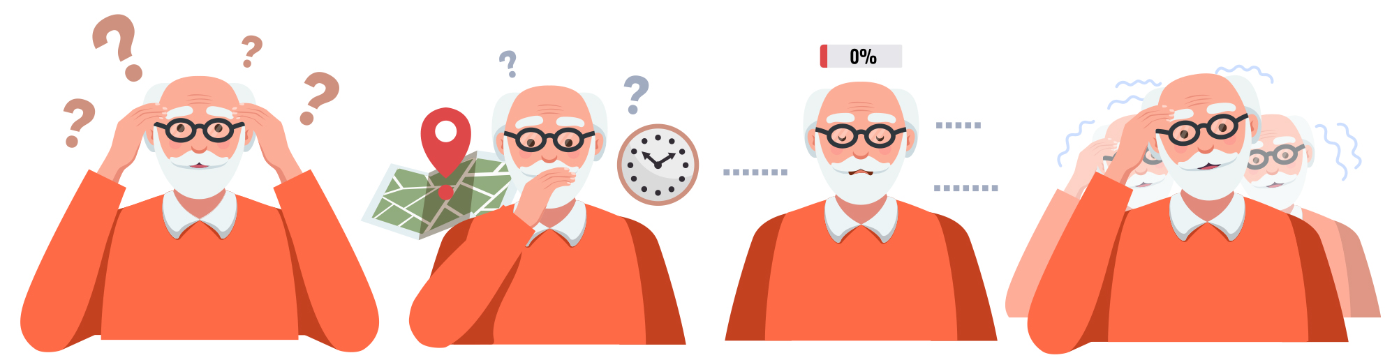 치매로 이어지는 우울증 - 노년기 우울증 진단 및 치료, 우울증과 치매 구분 방법