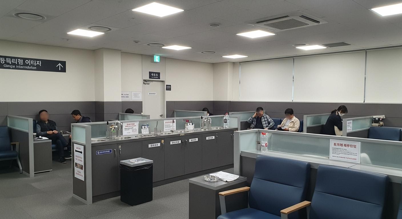 김포공항 흡연실