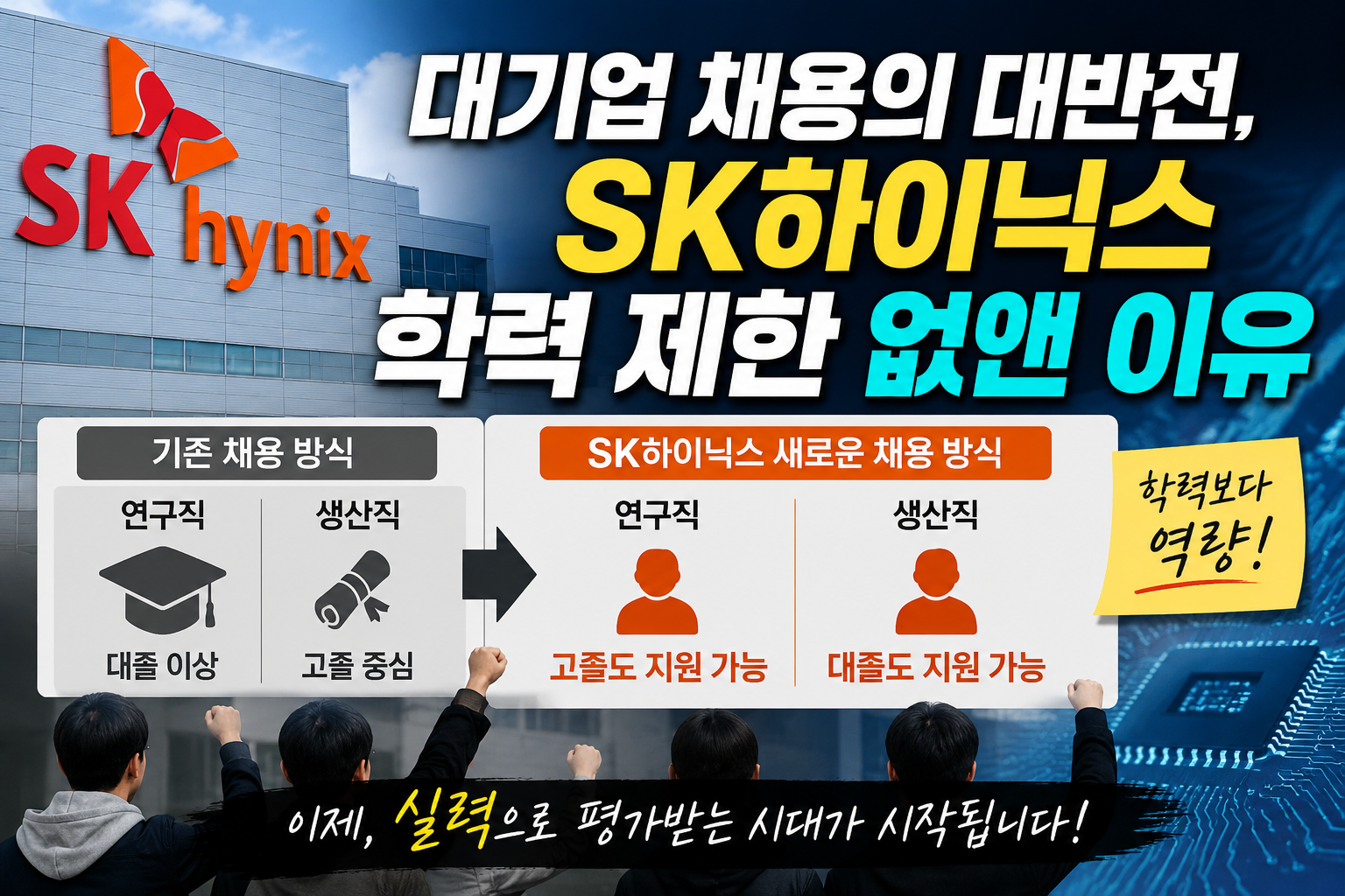 대기업 채용의 대반전