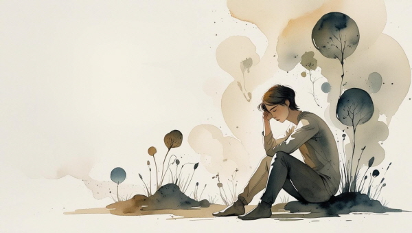 ESTP의 중독은 충동 그 자체가 아니라, 감정과 고요를 피하기 위한 본능적인 전략이었습니다에 관한 그림