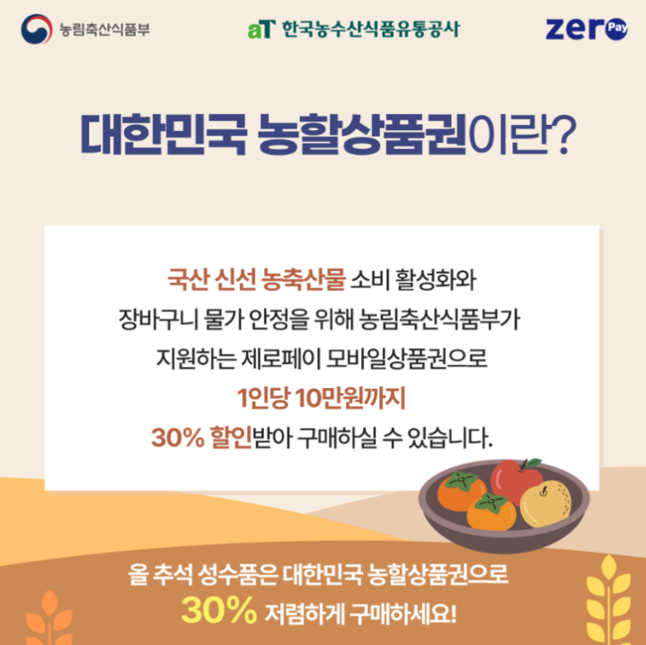 농할상품권 발행일정 구매방법
