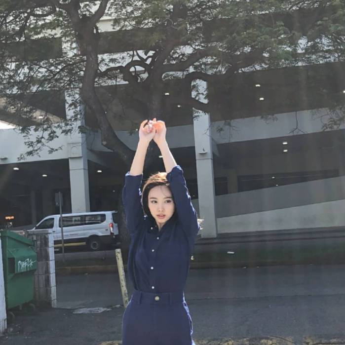 트와이스 나연 하와이 인스타그램 사진