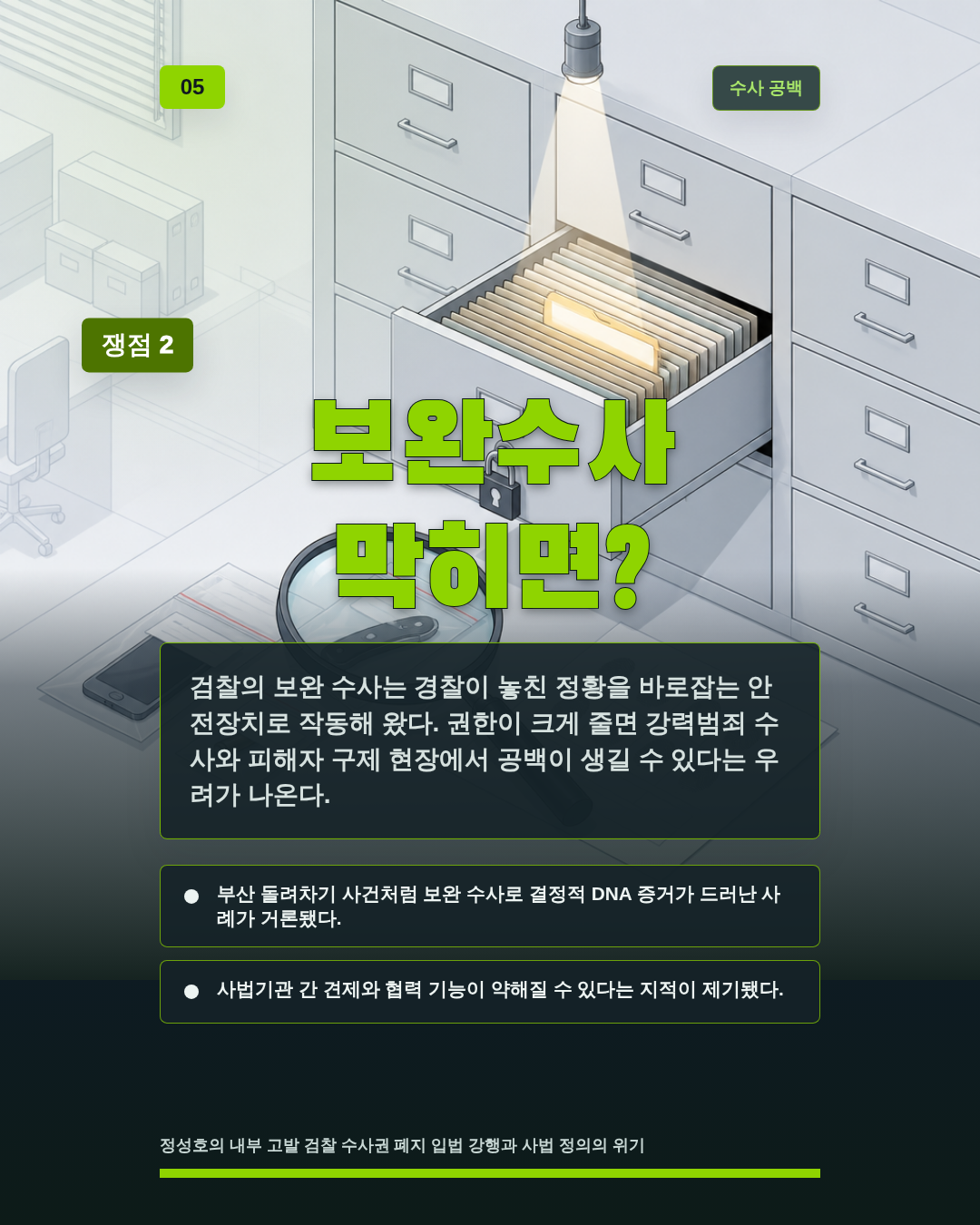 보완수사 막히면?