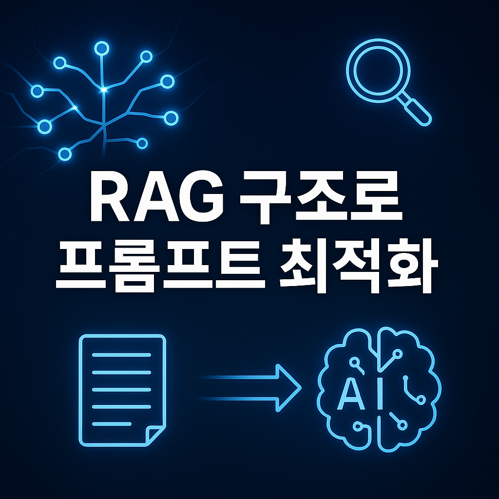 프롬프트 최적화를 위한 RAG(Retrieval-Augmented Generation) 구조 이해와 적용