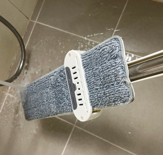 스프레이 노터치 슬라이드 밀대 걸레 세척