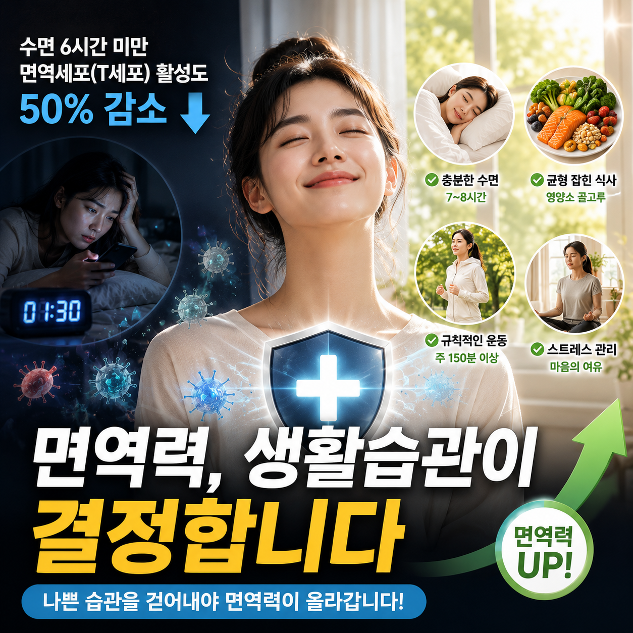 면역력은 생활습관에 달려있다