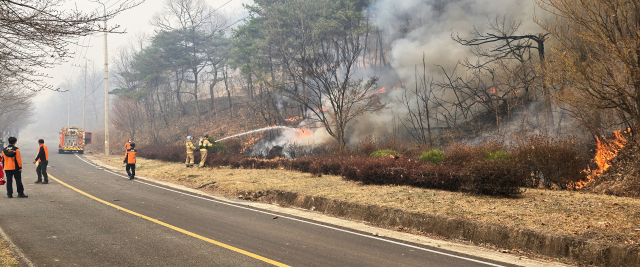 헬기 추락 관련 사진