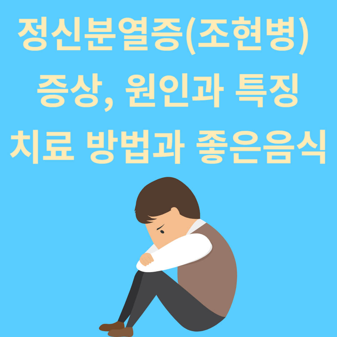정신분열증(조현병)의 증상과 원인, 특징 및 치료법과 좋은 음식 알기