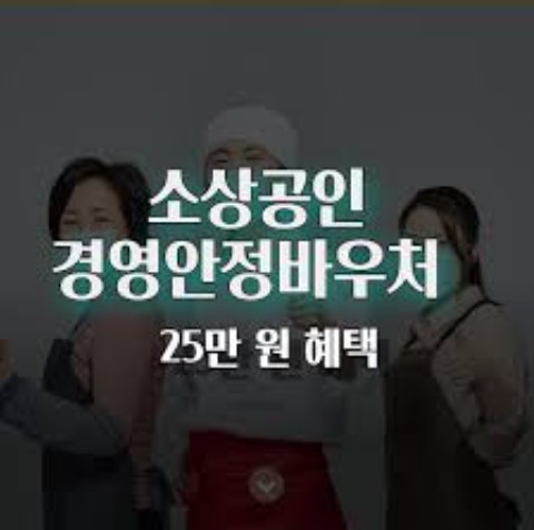 소상공인 경영안정바우처