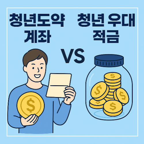 청년도약계좌 vs 청년 우대형 적금 썸네일 이미지