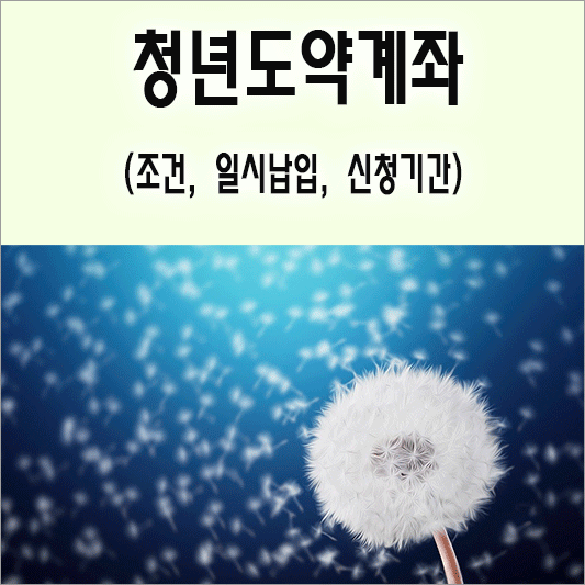 청년도약계좌 조건 소개