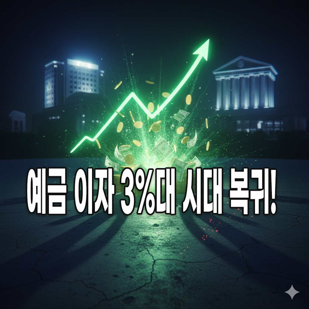 예금 이자 3%대 시대 복귀! 은행 금리 인상 경쟁의 숨겨진 이유와 대출 시장 영향