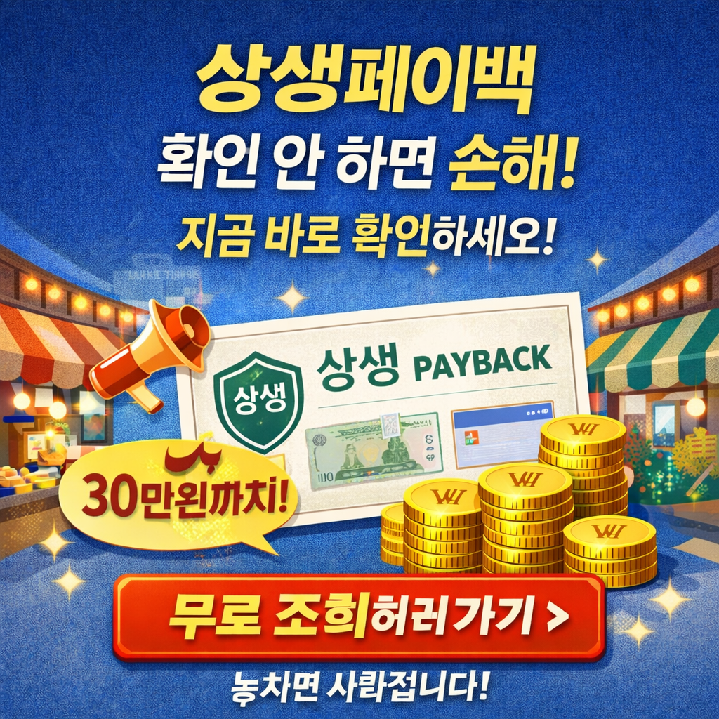 온누리상생페이백 조회