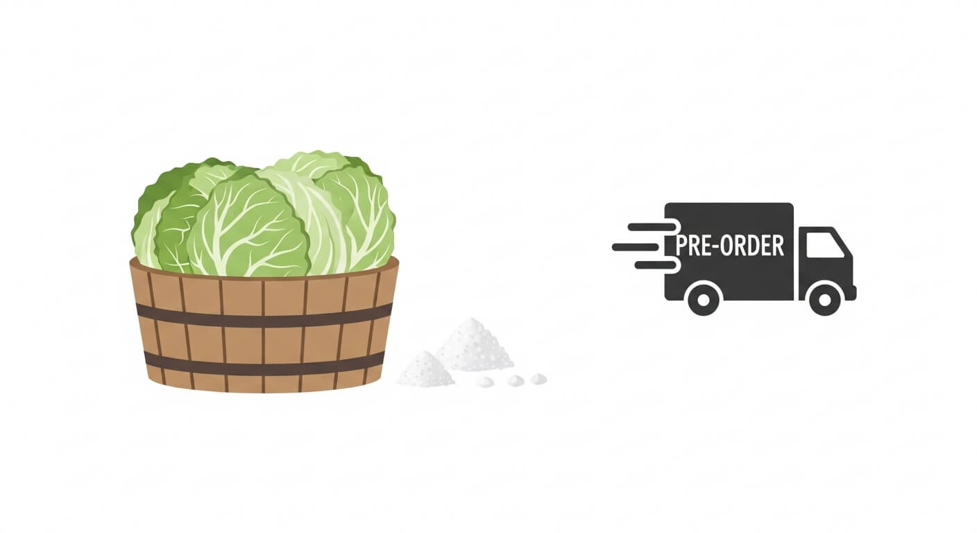 절임배추 준비는 언제부터 시작해야 할까?