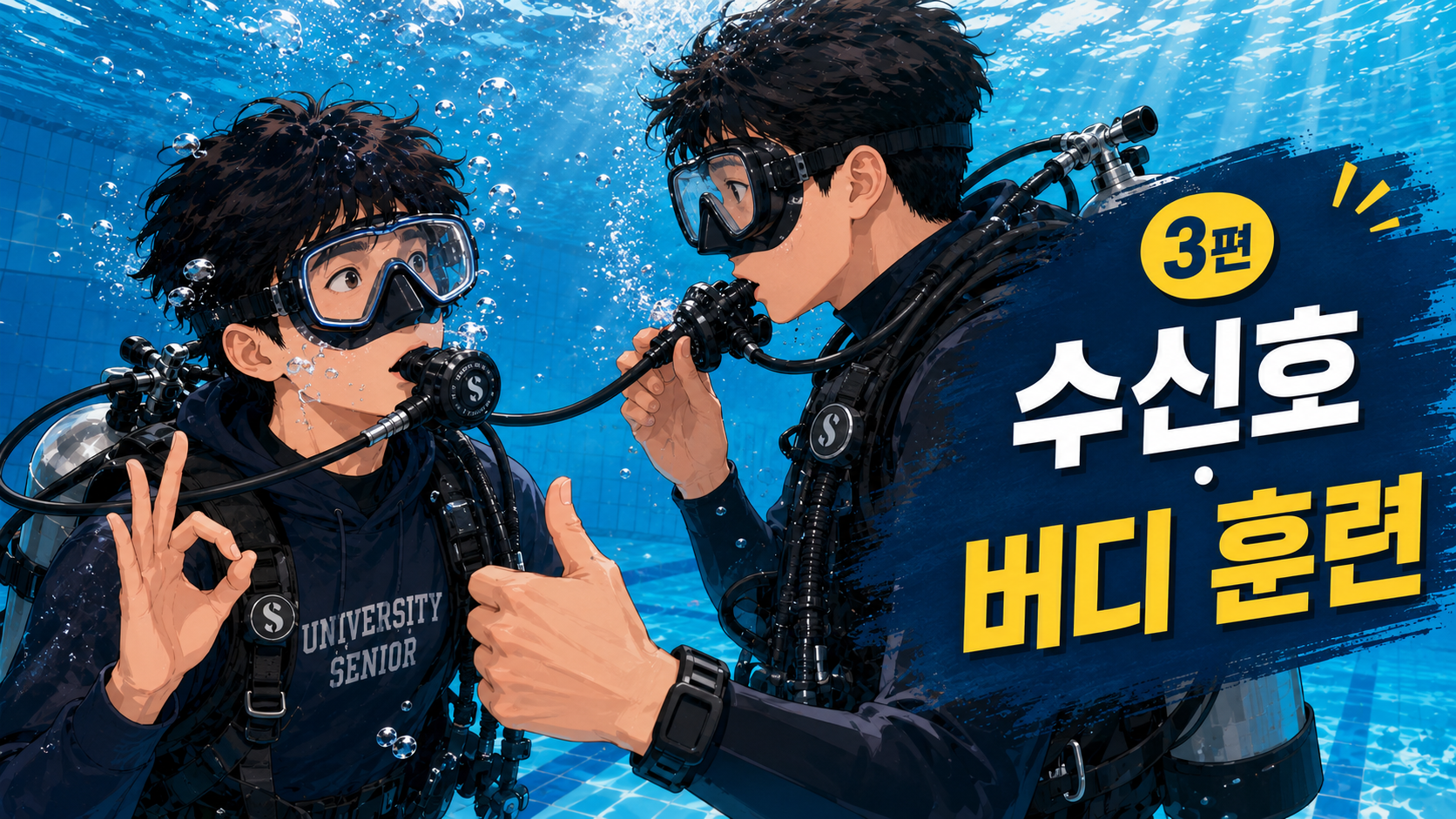스쿠버 다이빙 자격증 로드맵 3편 설명이미지