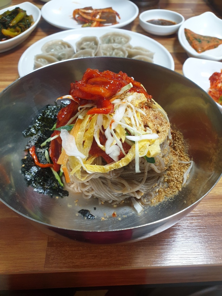 강원 인제 우리 캠핑 왔어요 메밀 옹심이 칼국수, 비빔 막국수, 감자전 맛집 추천