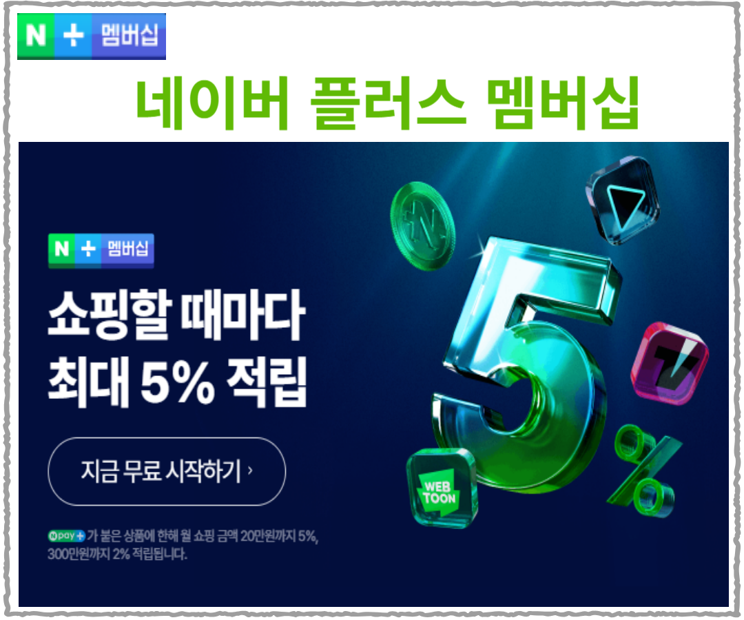 네이버 멤버십 플러스 적립 혜택