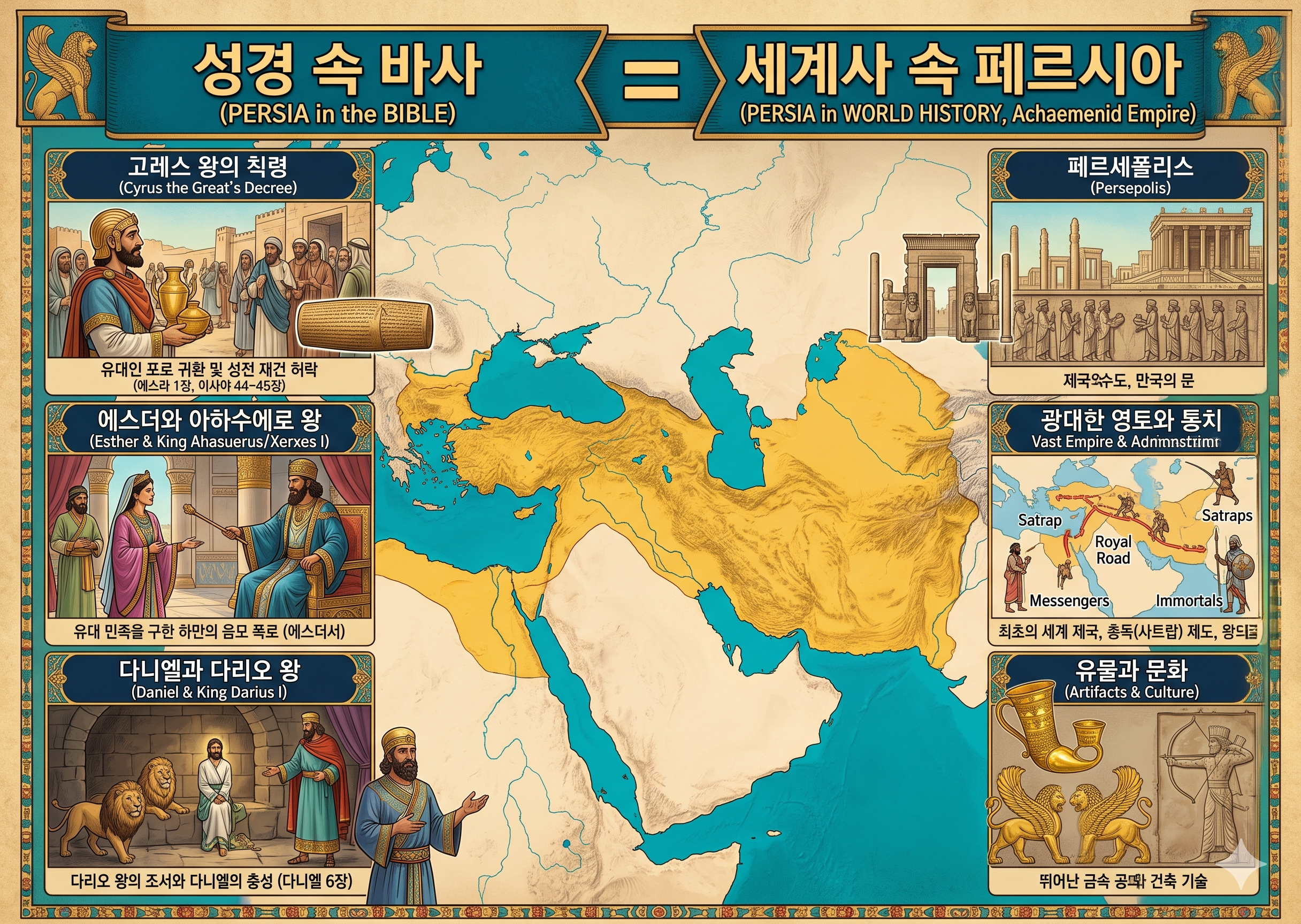 성경속 제국이야기4 페르시아 관용과 행정으로 세운 거대 제국