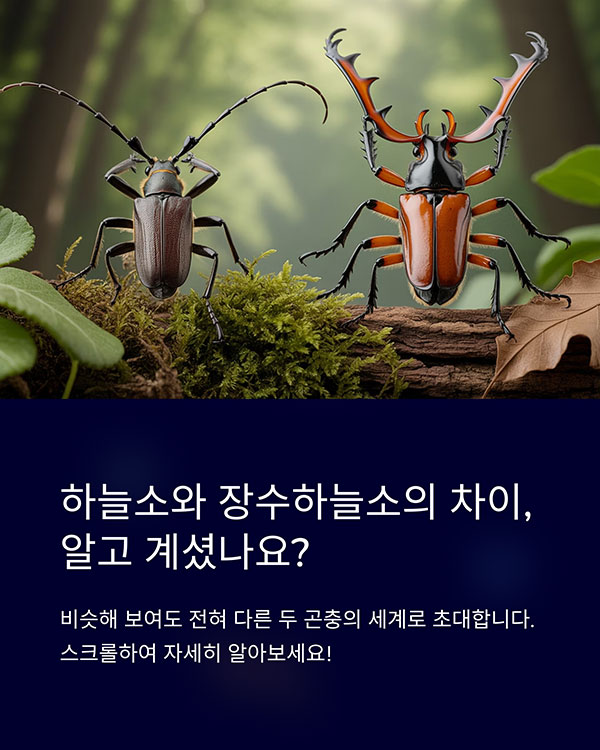 비슷해 보여도 전혀 다른 두 곤충, 어떻게 구분될까?