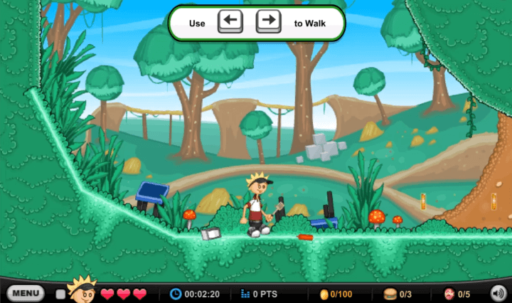 파파루이2-플래시게임-시작-화면