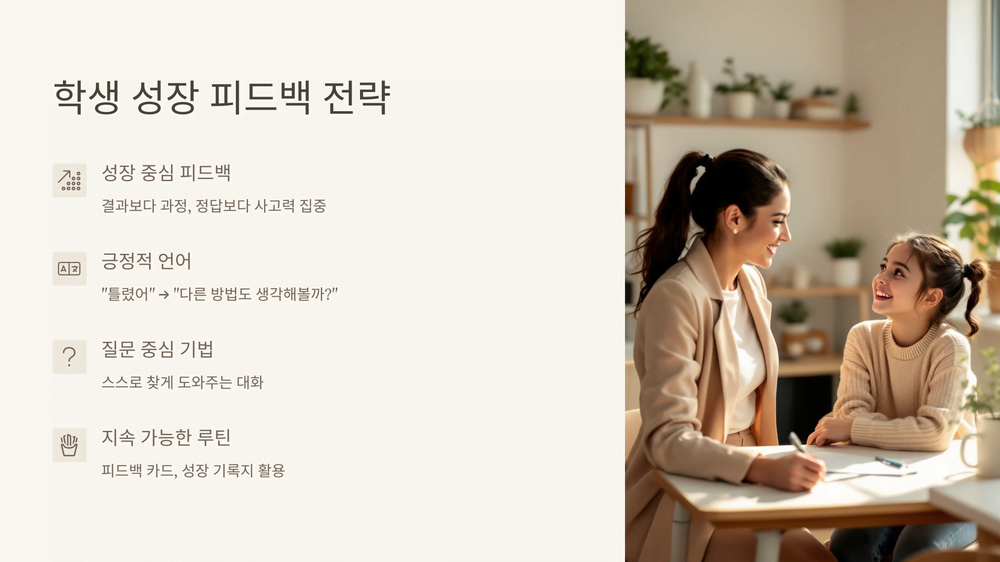 학생 성장 피드백 전략 관련 이미지