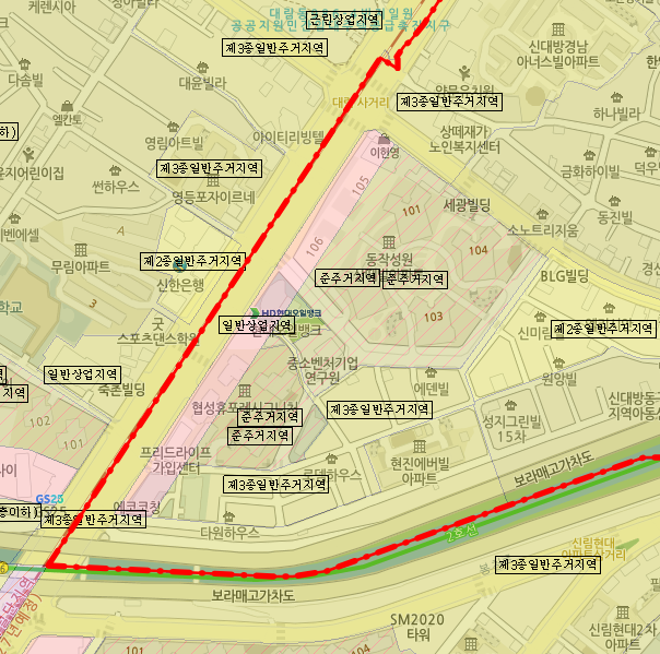 동작구 상업지역