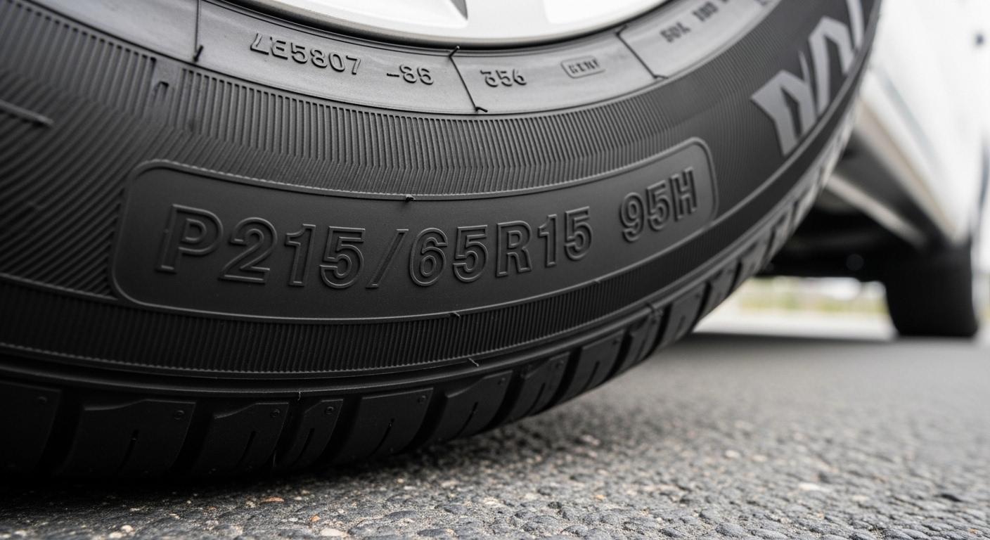 자동차 타이어 사이즈 보는법