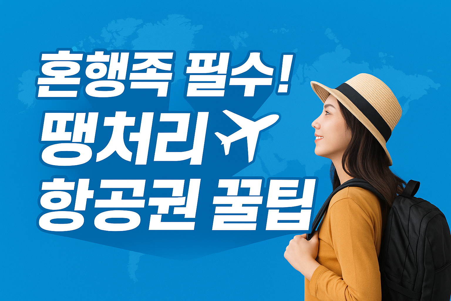 혼자 여행 땡처리 항공권