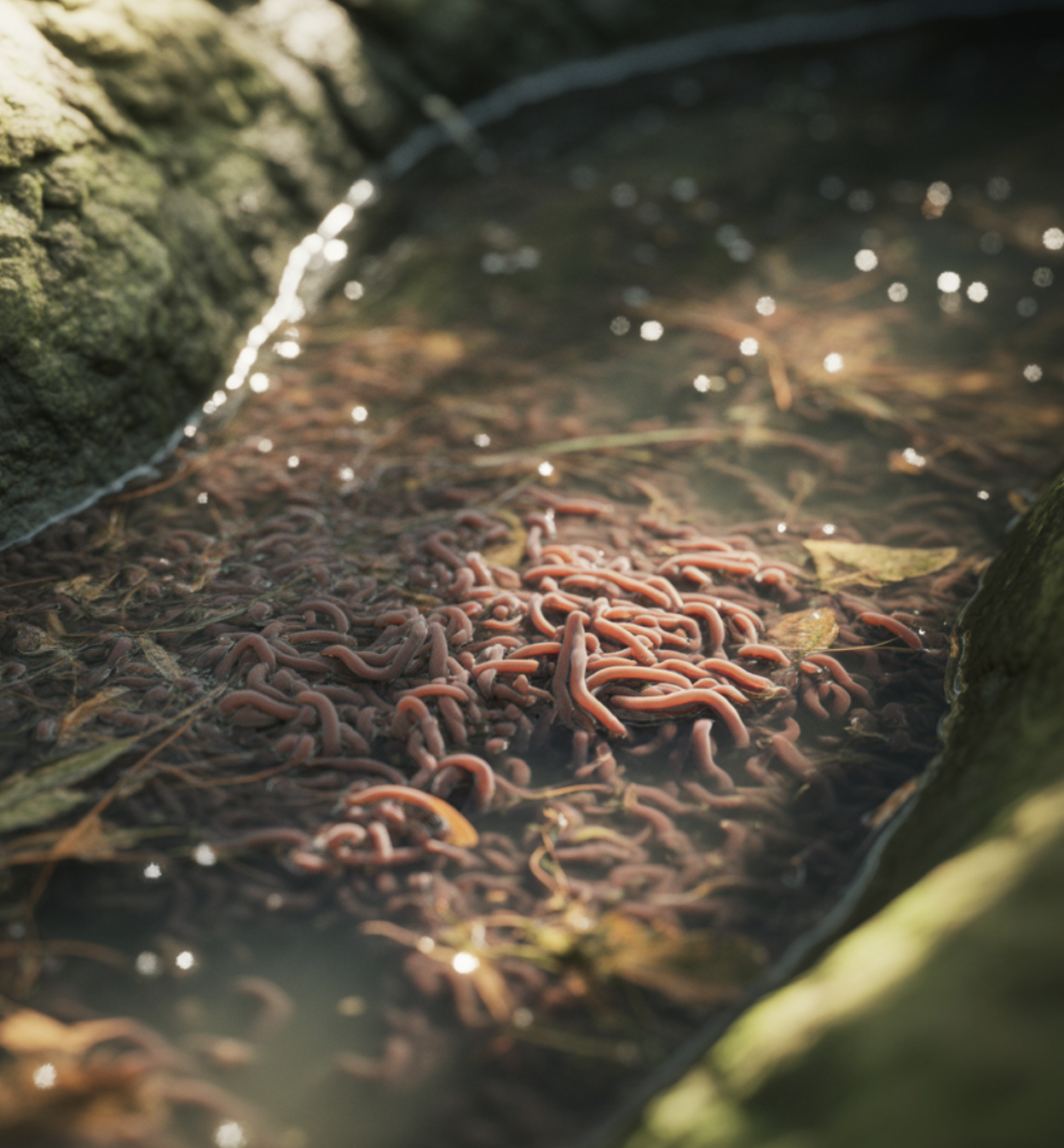 실지렁이, '깨끗한 물'을 싫어하는 이상한 생물