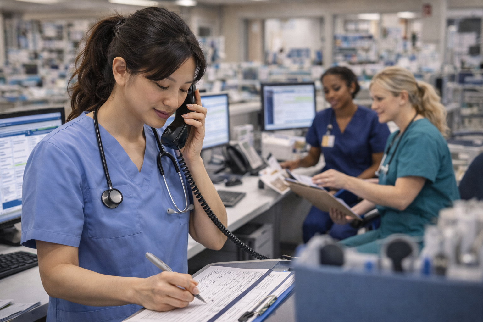 미국 병동에서 흔한 콜(Call)과 응대 방법, 당황하지 않는 ‘전화/메시지’ 루틴 만들기