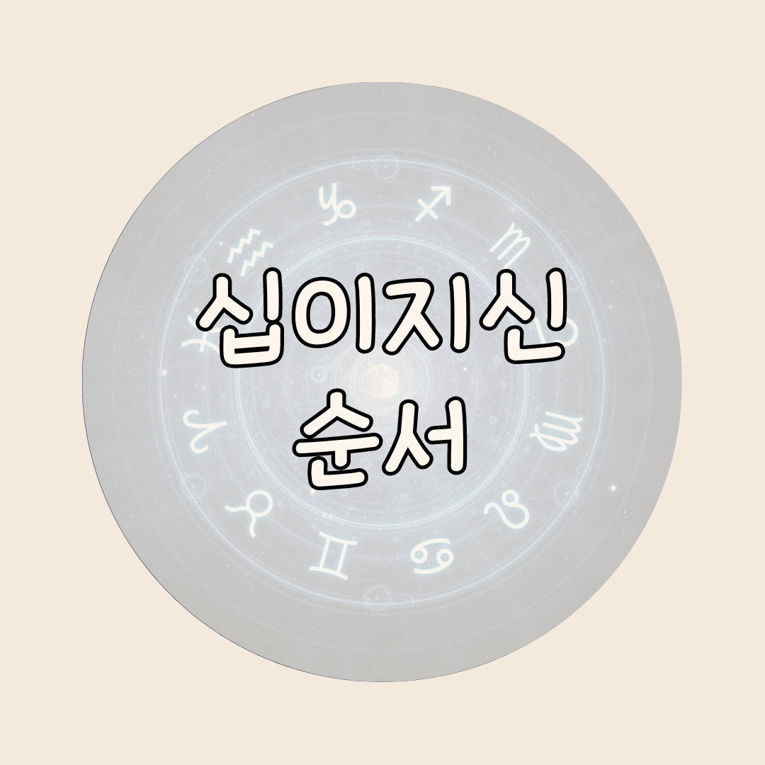 십이지신 순서