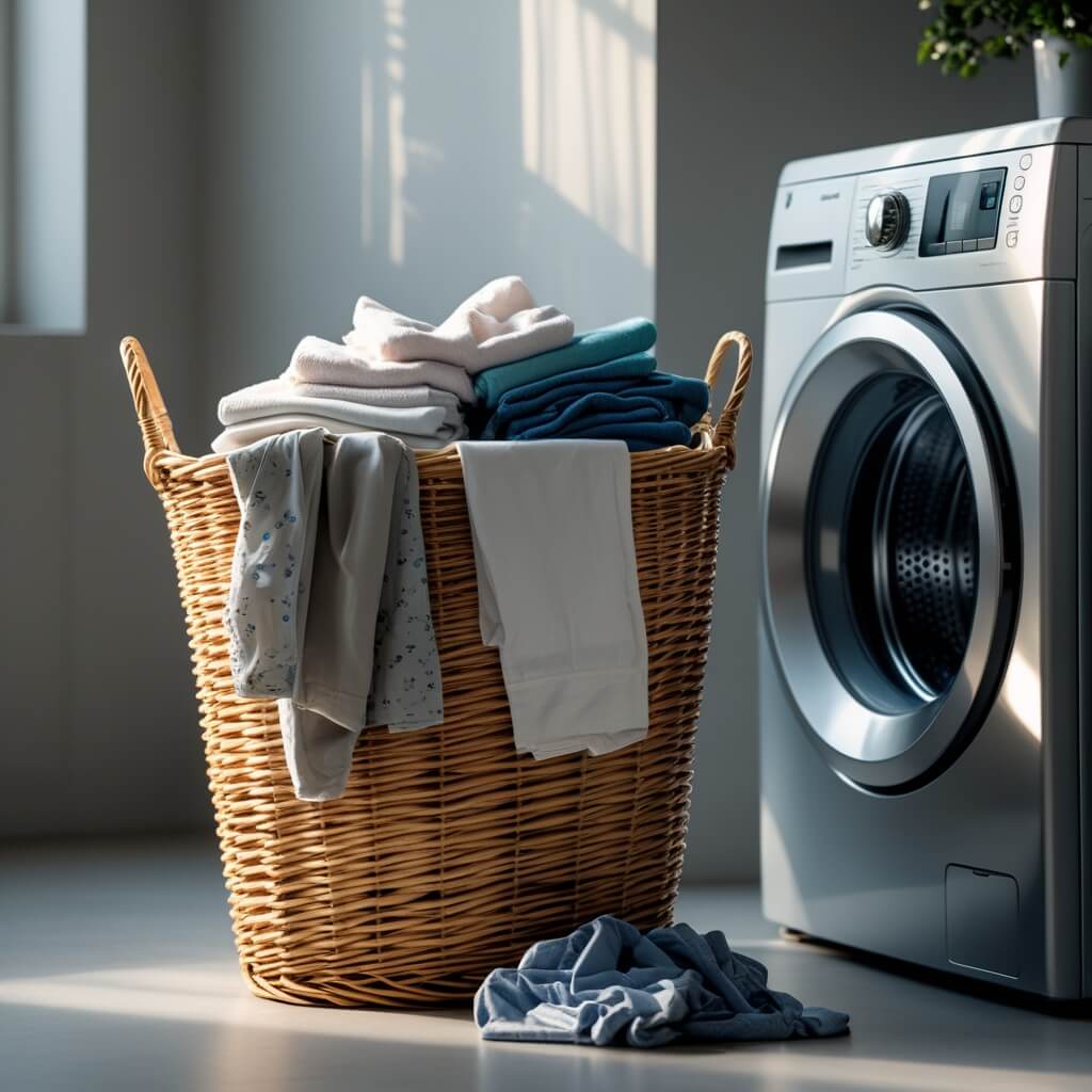 세탁기 빨래