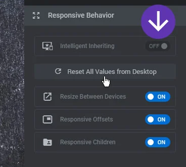 슬라이더 레볼루션 반응형 설정 - 지능형 설정