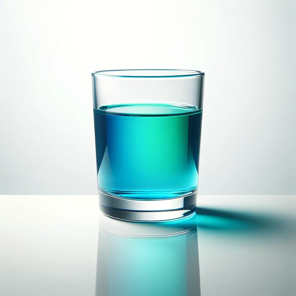 파란색소변