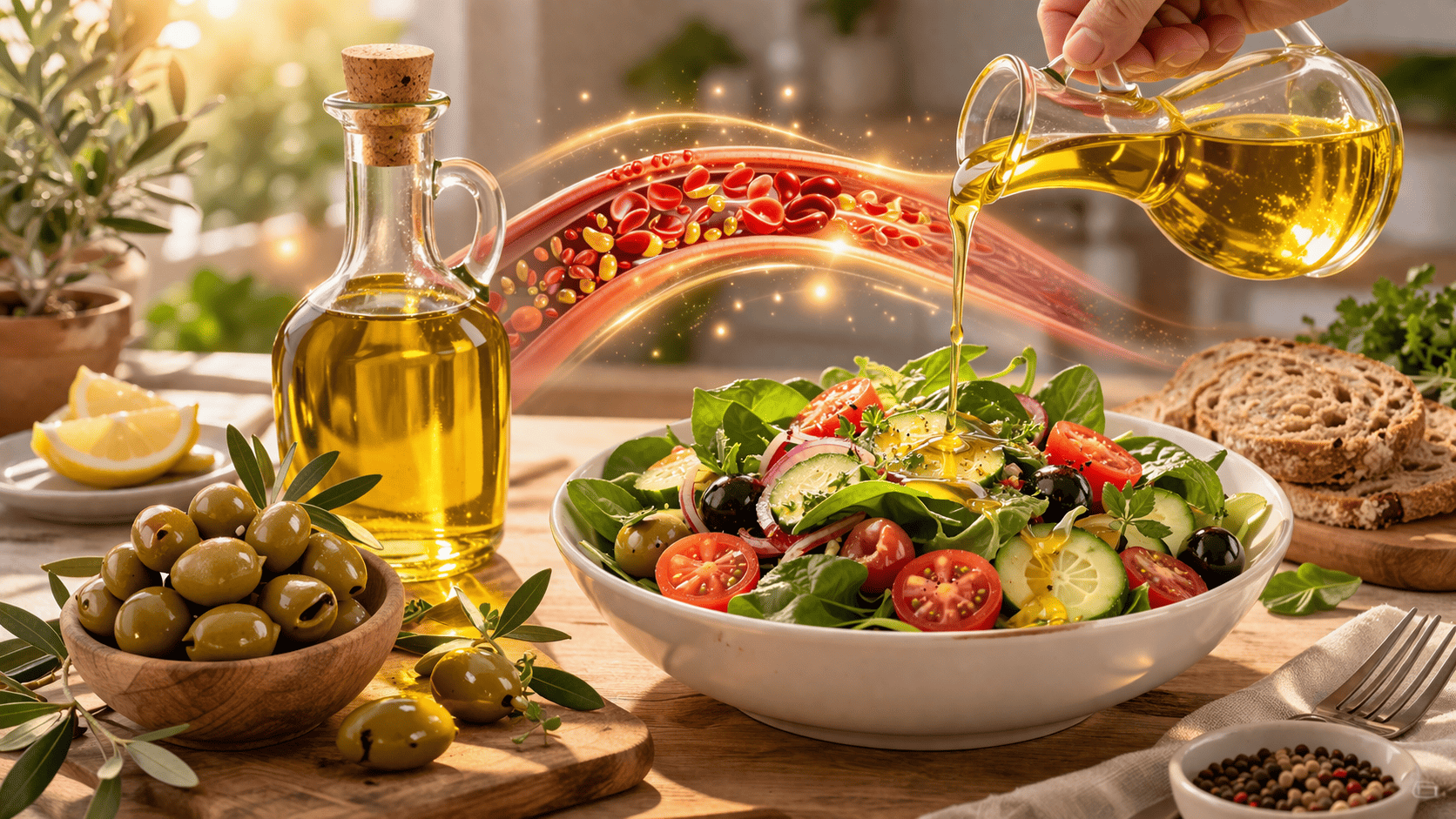 올리브오일로 완성하는 건강한 지방 섭취