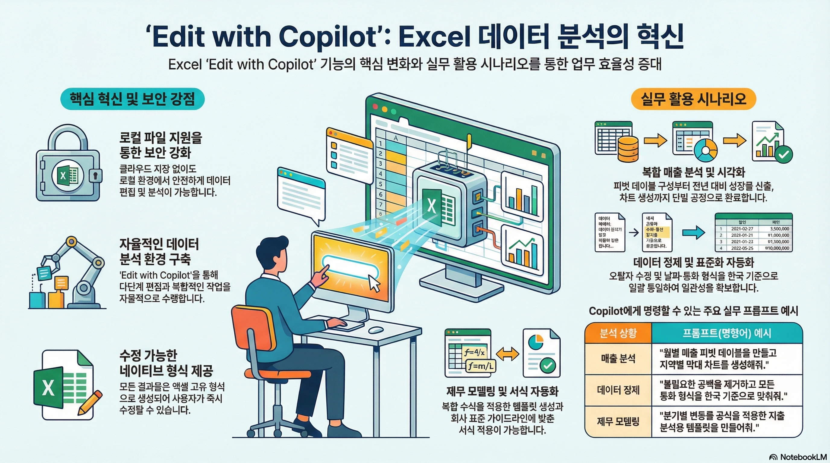 지능형 스프레드시트 데이터 분석 혁신