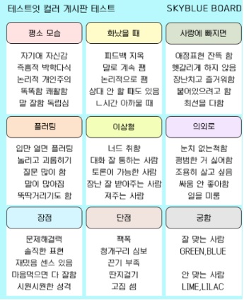 테스트잇-컬러-게시판-테스트-새로운-MBTI-매칭
