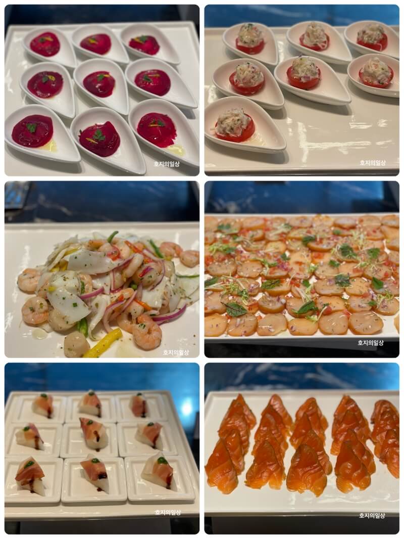 조선팰리스 콘스탄스 호텔 뷔페 런치-전체 요리