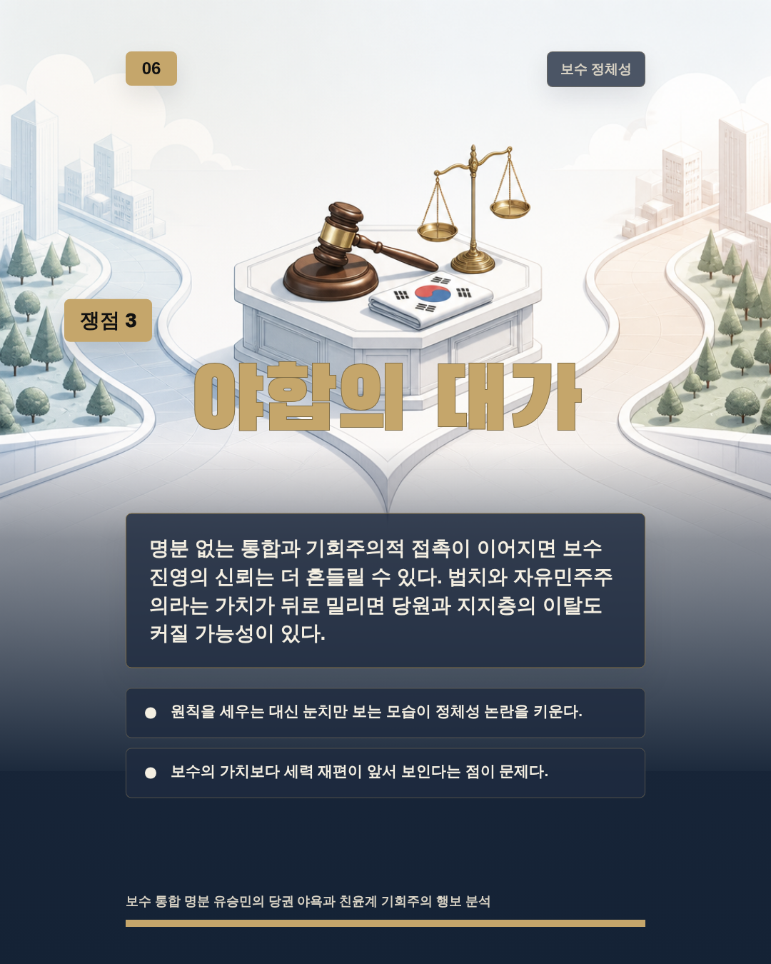 야합의 대가