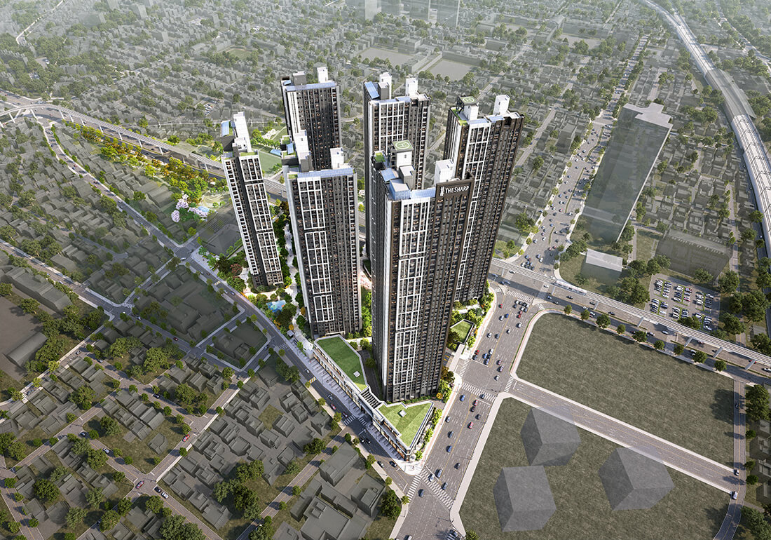 더샵 의정부역 링크시티 조감도