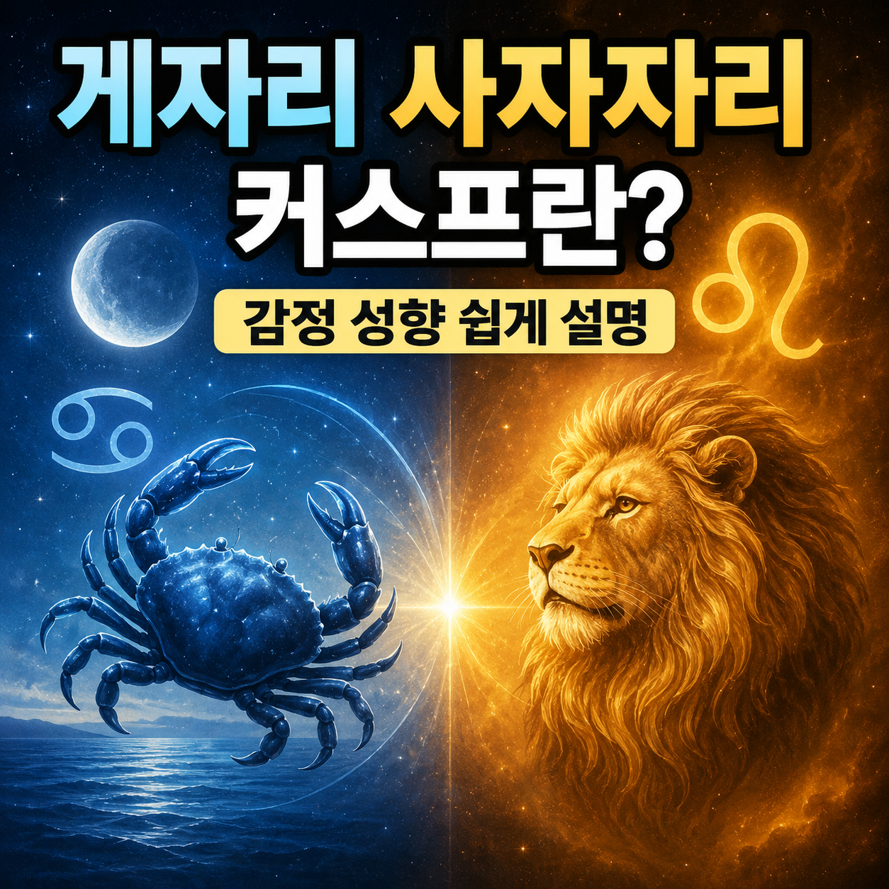 게자리 사자자리 커스프