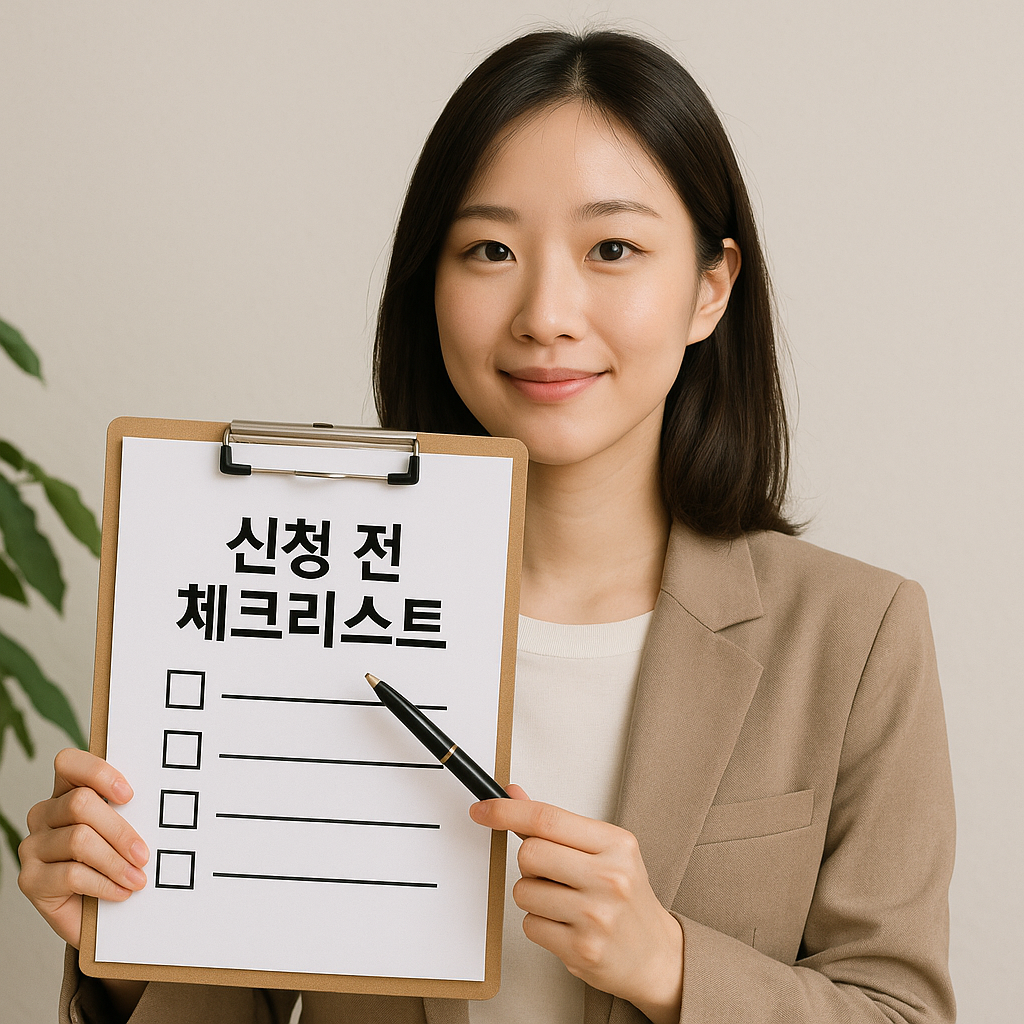 정책자금 승인 체크리스트