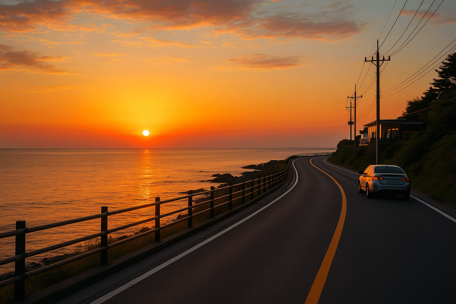 서해안 드라이브로 만나는 낭만 가득한 해안 여행