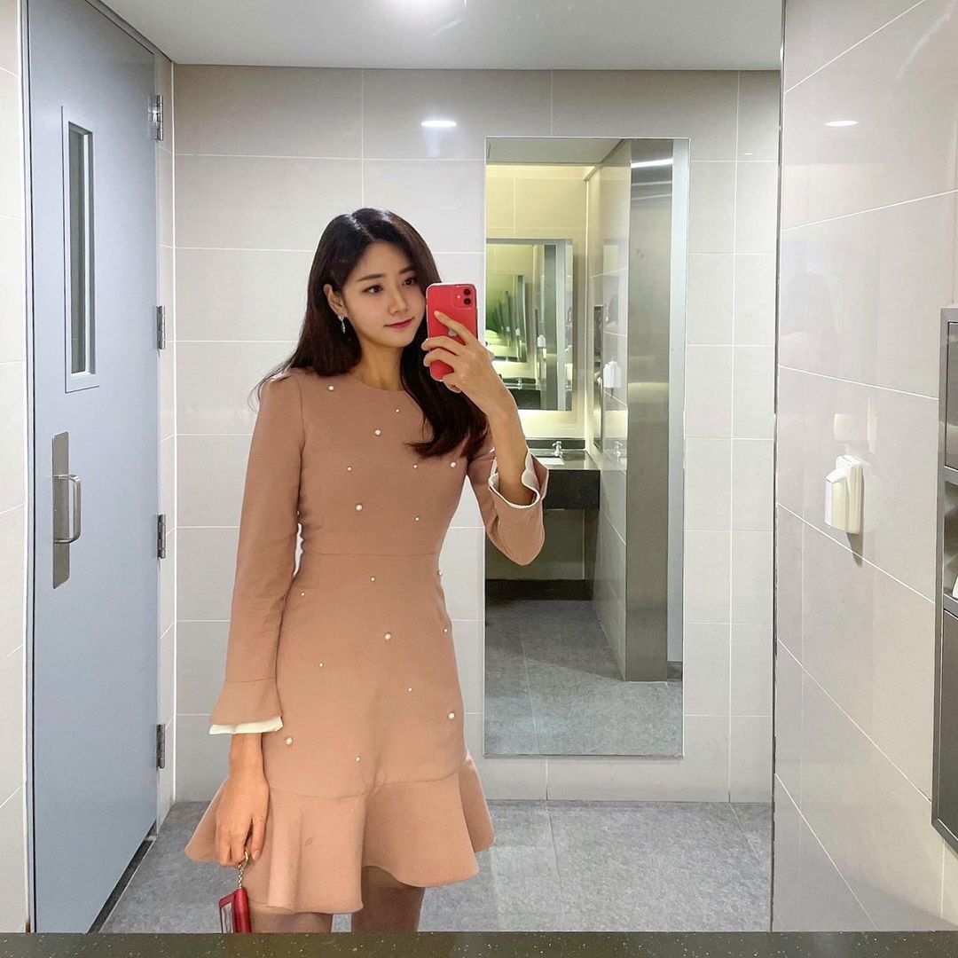 김규리 기상캐스터 과거 날씨 방송 캡처