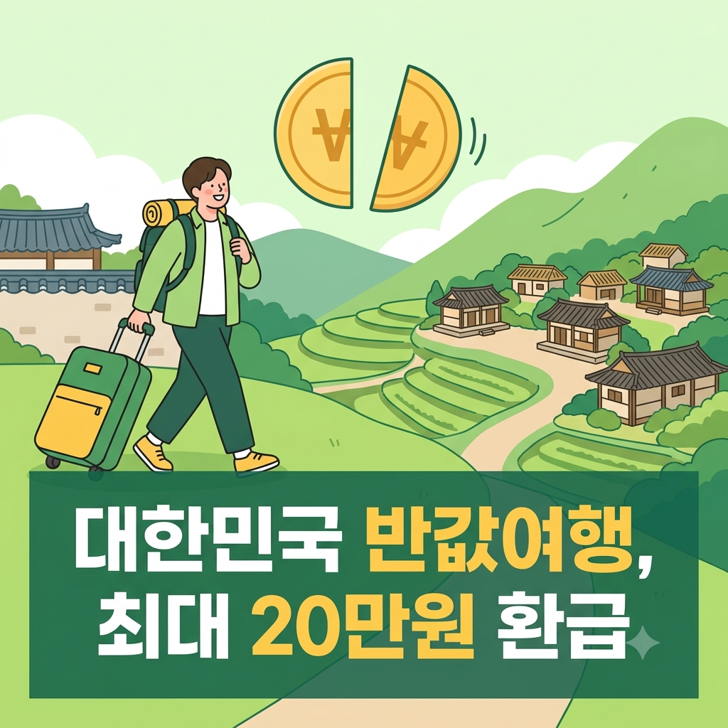 대한민국 반값여행 신청방법 안내