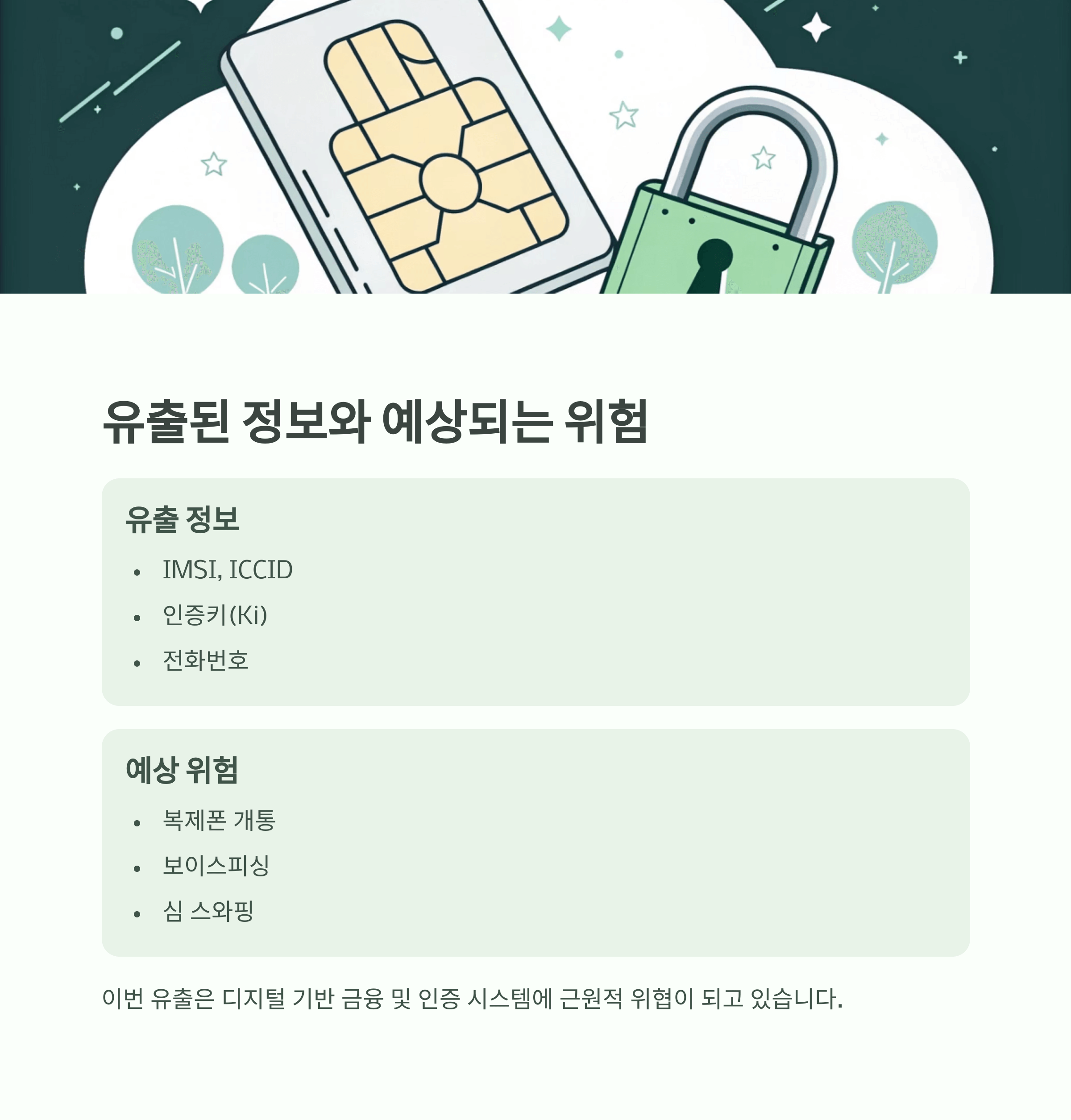 2025년 sk 유심 해킹 사건: 대응 방안