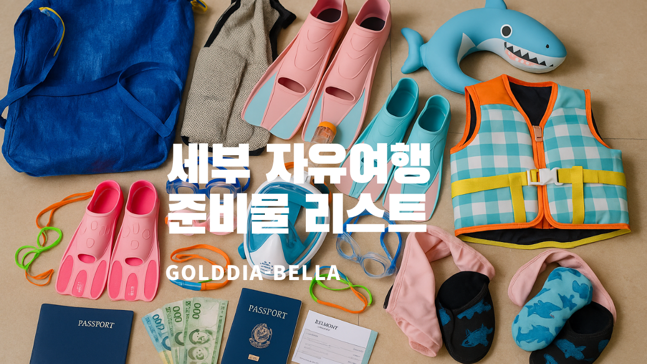 세부 자유여행 준비물 리스트