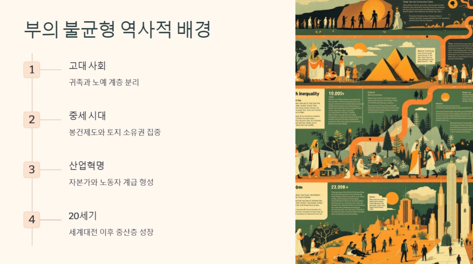 부의 불균형 역사적 배경