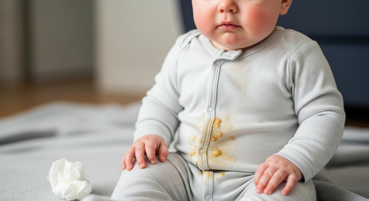 아기 독감 증상 구토