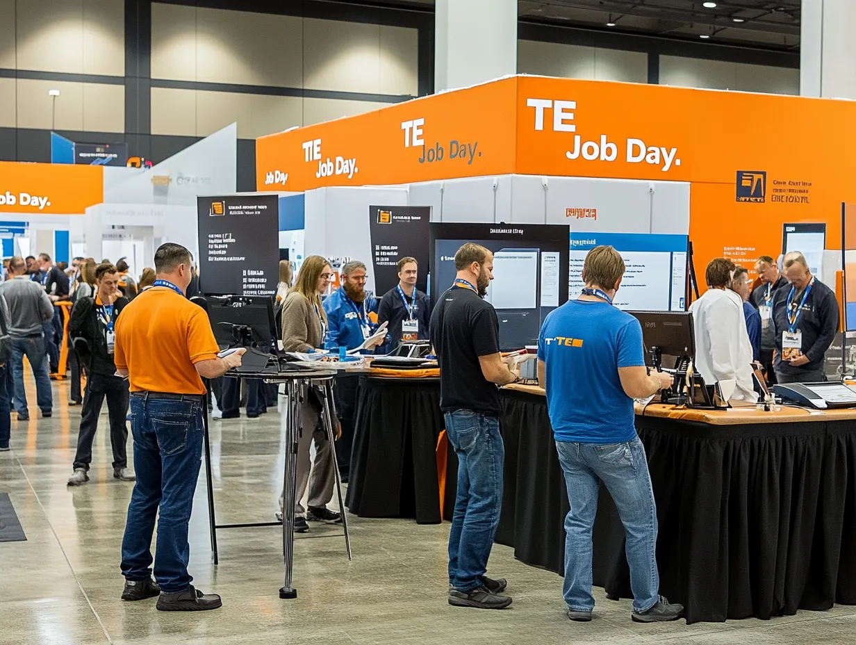 취업 박람회 현장에서의 전략적인 행동